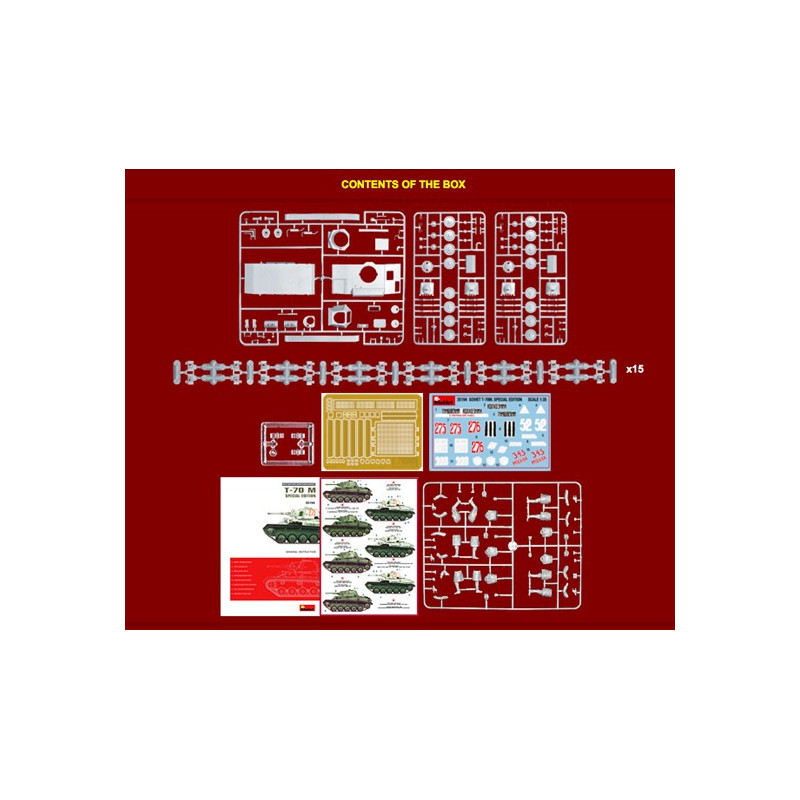 T-70M plastic tank model Special Edition 1/35 | Scientific-MHD