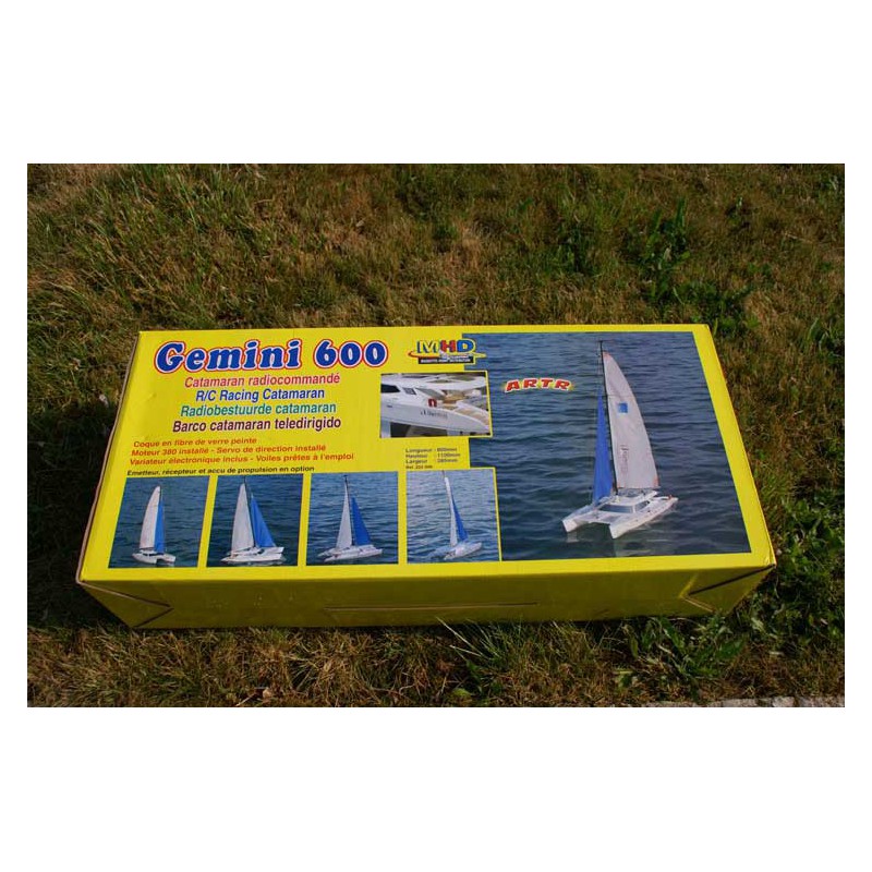 Radio -controlled sailboat MHD Catamaran Gemini 600 R/C | Scientific-MHD