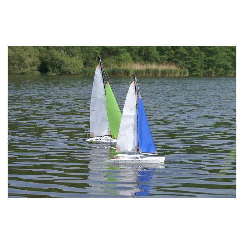 Radio -controlled sailboat MHD Catamaran Gemini 600 R/C | Scientific-MHD