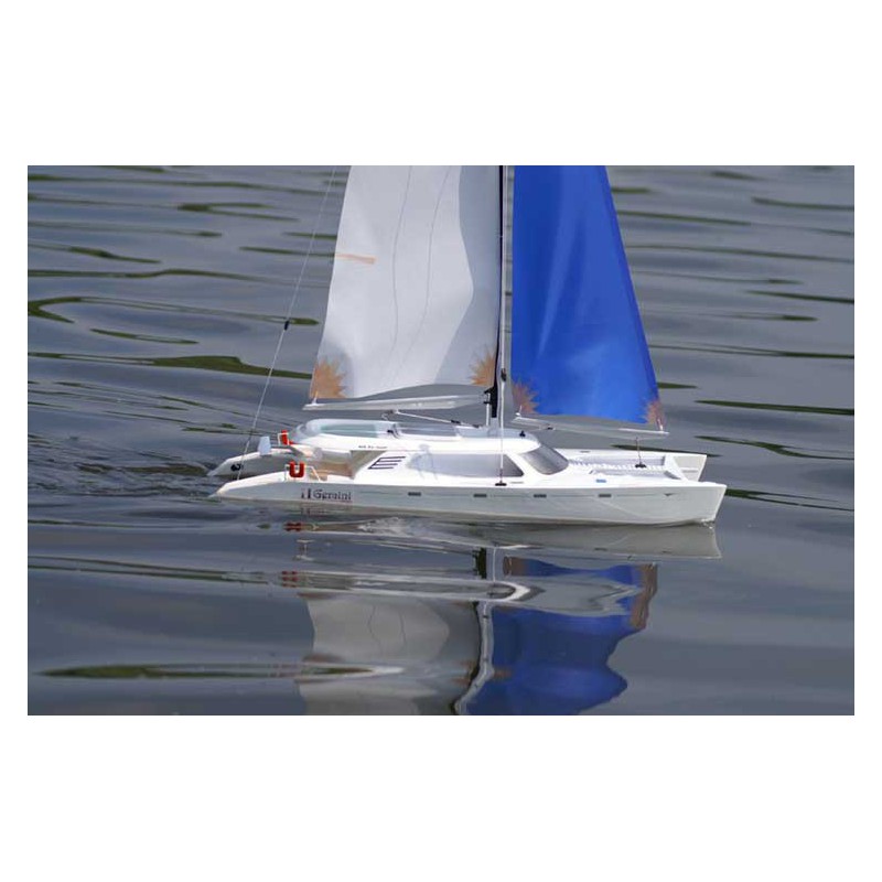 Radio -controlled sailboat MHD Catamaran Gemini 600 R/C | Scientific-MHD