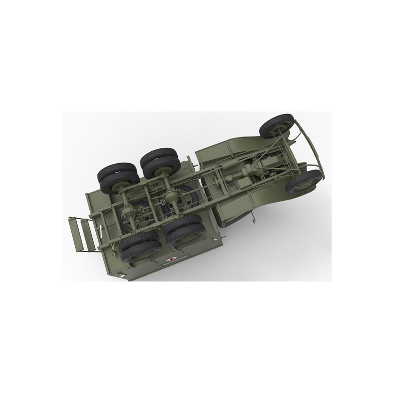 AAA gas plastic truck model + 1/35 shelter | Scientific-MHD