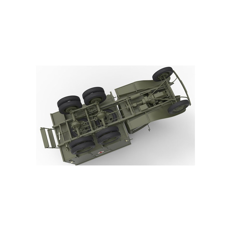 AAA gas plastic truck model + 1/35 shelter | Scientific-MHD