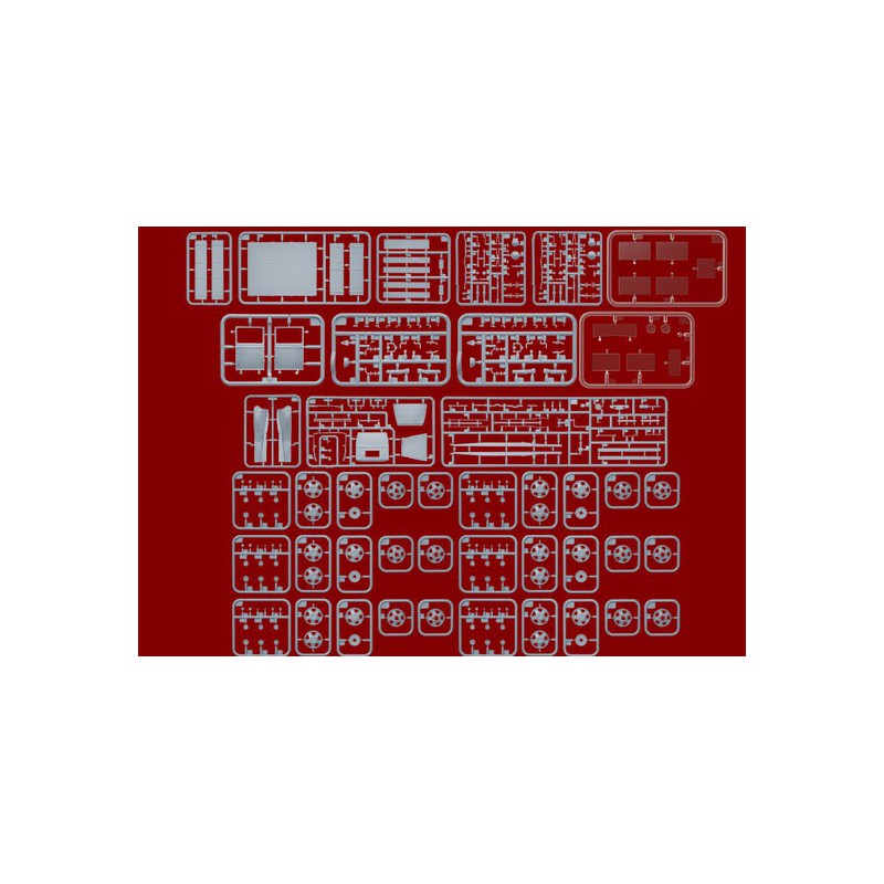 AAA gas plastic truck model + 1/35 shelter | Scientific-MHD