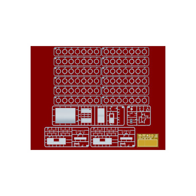 AAA gas plastic truck model + 1/35 shelter | Scientific-MHD