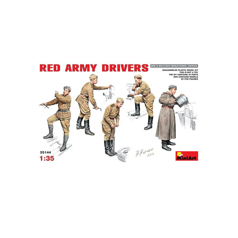 Red Army Drivers 1/35 figurine | Scientific-MHD