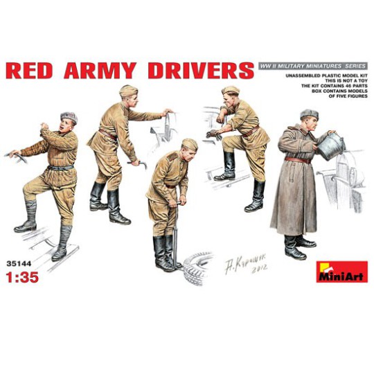 Red Army Drivers 1/35 figurine Red Army Drivers 1/35 figurine | Scientific-MHD