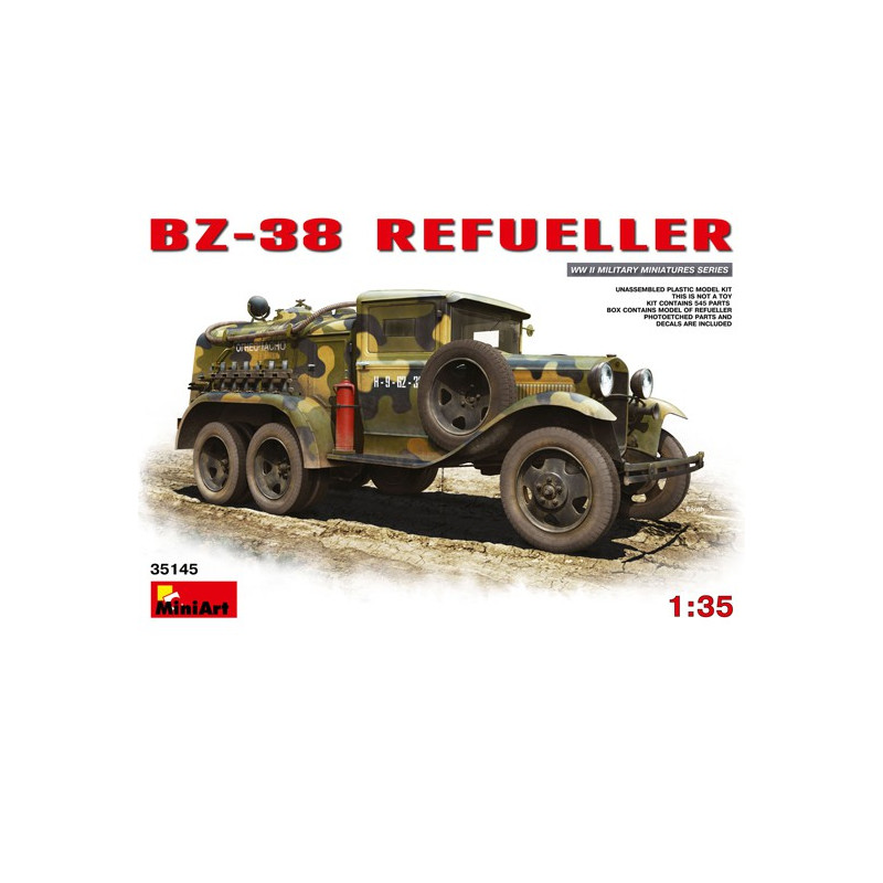 Plastic truck model bz-38 refuel 1/35 | Scientific-MHD
