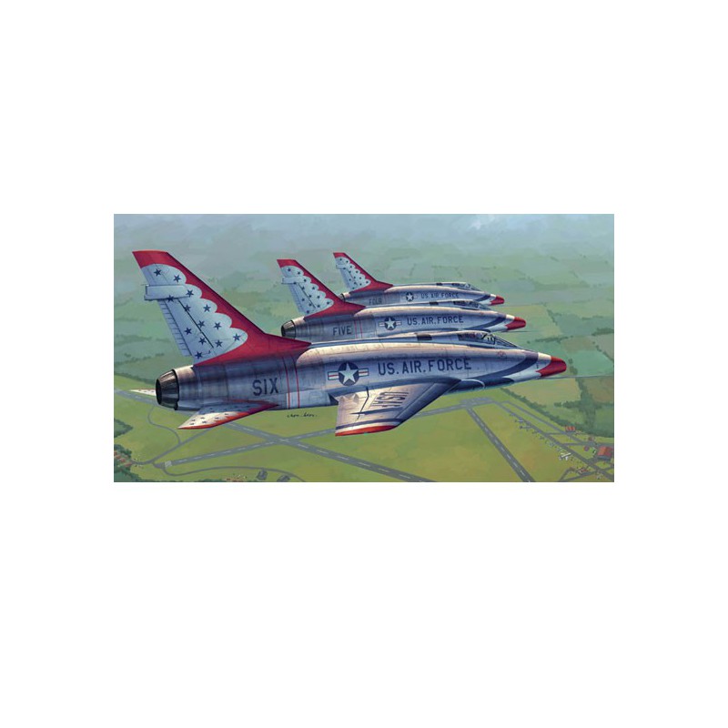 F-100D plastic plane model Thunderbirds | Scientific-MHD