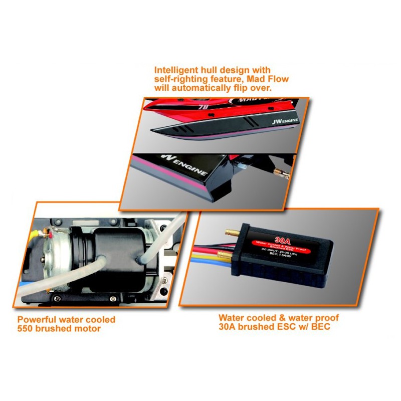 Draft electric boat Mad Flow F1 BRTS Combo | Scientific-MHD