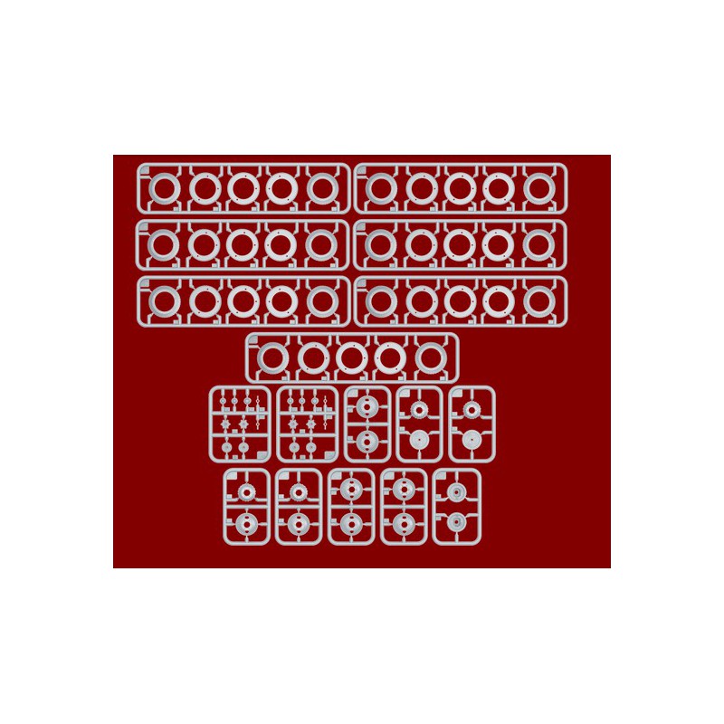 Plastic tank model Zis-5 1/35 wheels | Scientific-MHD
