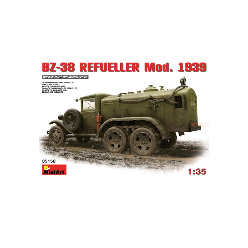 Plastic truck model B-38 Refuelle 1939 1/35 | Scientific-MHD