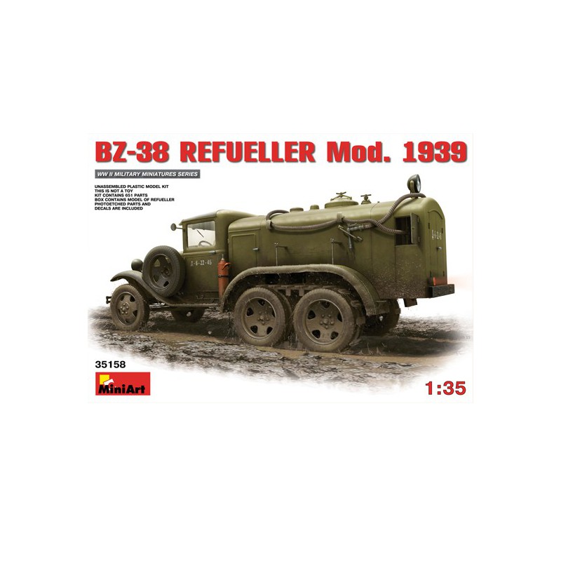 Plastic truck model B-38 Refuelle 1939 1/35 | Scientific-MHD