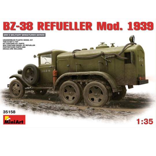 Plastic truck model B-38 Refuelle 1939 1/35 Plastic truck model B-38 Refuelle 1939 1/35 | Scientific-MHD