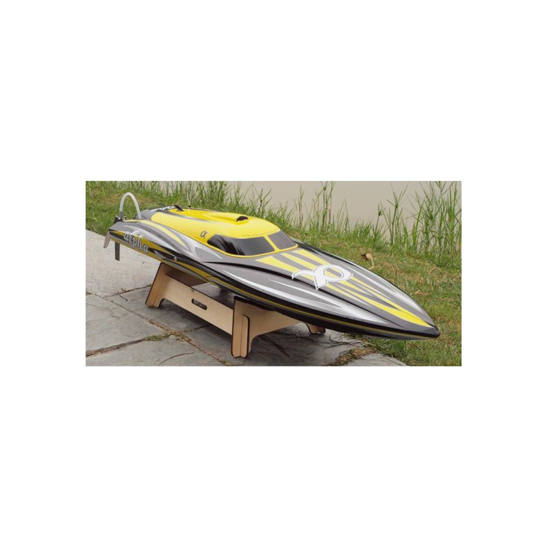 Alpha BL 1M RTS Radiochered Electric Boat yellow / MHD3S | Scientific-MHD