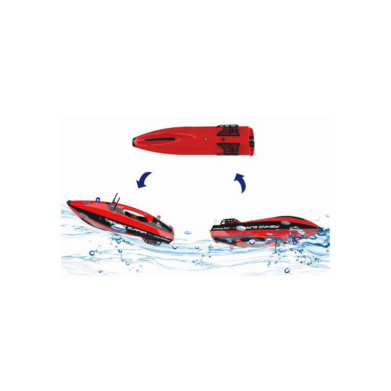Builder for radio -controlled boat Boat Boat Fishing Surfer + TF300 echrosurer | Scientific-MHD