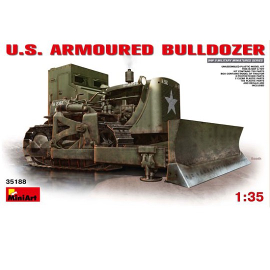 US plastic truck model 1/35 armed bulldozer US plastic truck model 1/35 armed bulldozer | Scientific-MHD