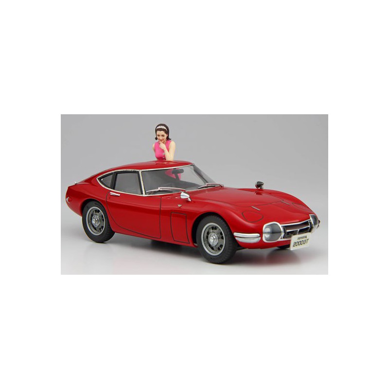 Toyota 2000gt plastic car cover with figurine | Scientific-MHD