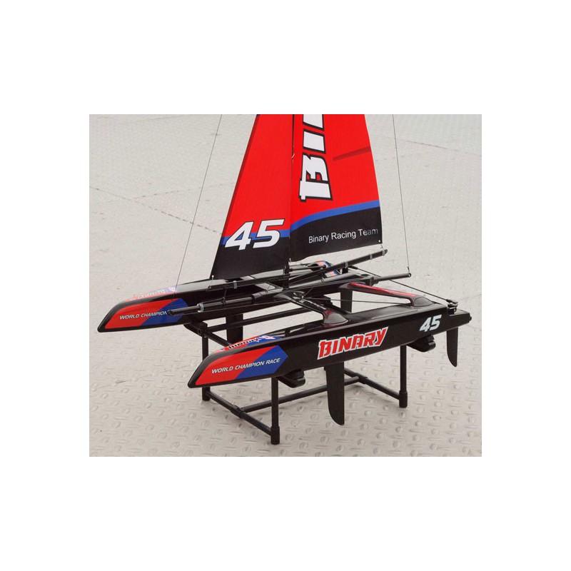 RTS red catamaran radio -controlled sailboat | Scientific-MHD