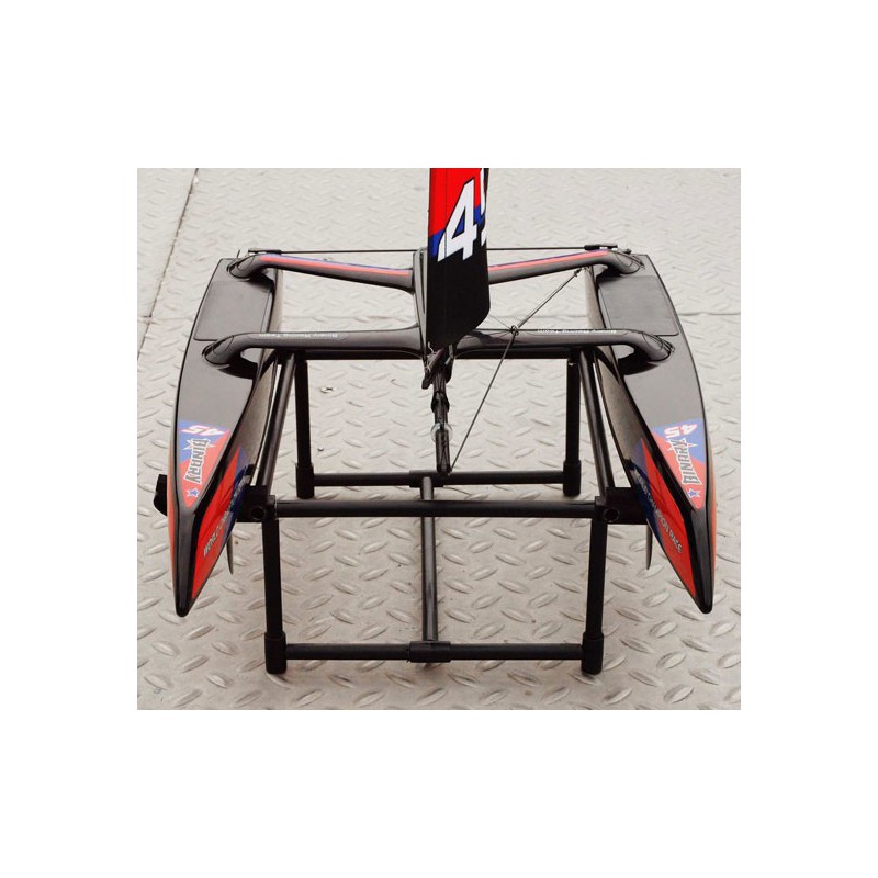 RTS red catamaran radio -controlled sailboat | Scientific-MHD