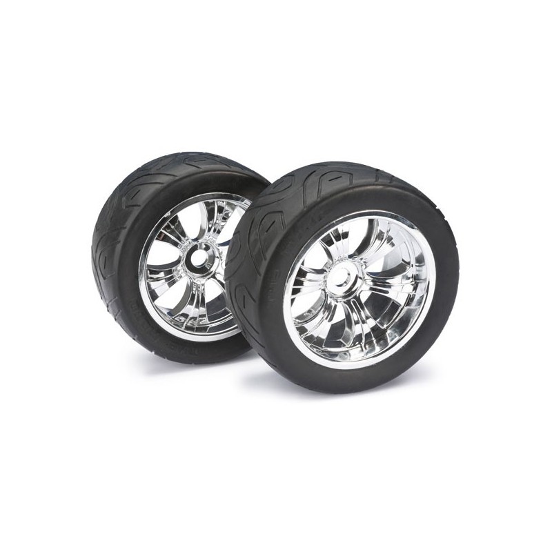 Radio -controlled car accessories Pair wheels Truggy track 1/8 | Scientific-MHD