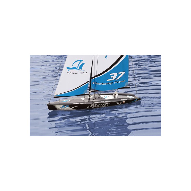 Focus Yacht 1m RTS 2,4GHz Blue Radiocus sailboat | Scientific-MHD