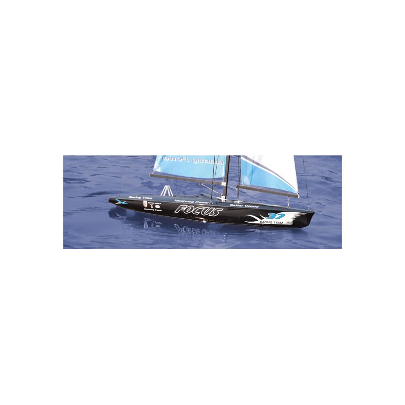 Focus Yacht 1m RTS 2,4GHz Blue Radiocus sailboat | Scientific-MHD