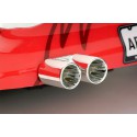 Radio -controlled car accessories exhaust exit. Double chrome | Scientific-MHD