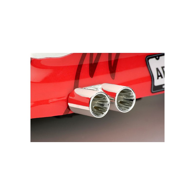 Radio -controlled car accessories exhaust exit. Double chrome | Scientific-MHD