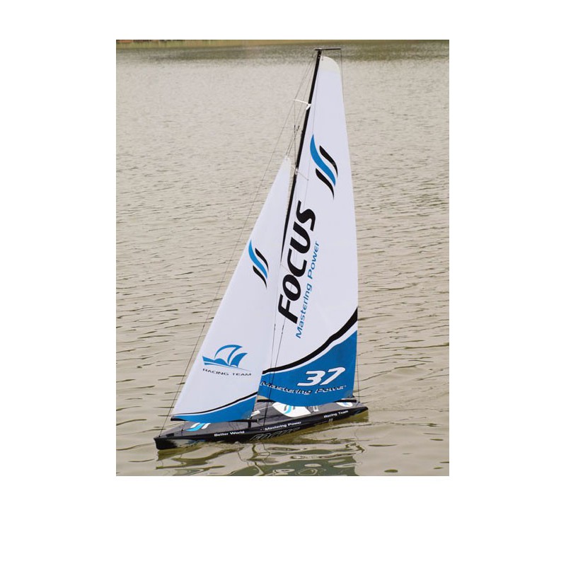 Focus Yacht 1m RTS 2,4GHz Blue Radiocus sailboat | Scientific-MHD