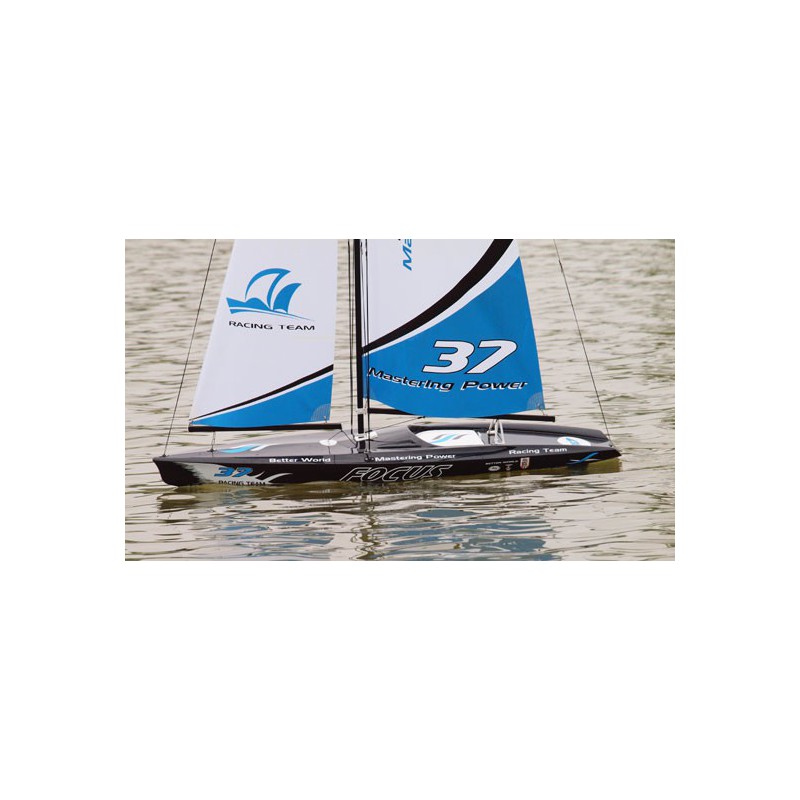 Focus Yacht 1m RTS 2,4GHz Blue Radiocus sailboat | Scientific-MHD