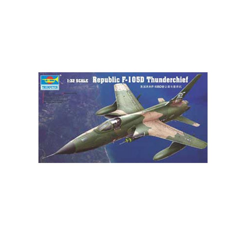 F-105D plastic plane model Thunderchief | Scientific-MHD