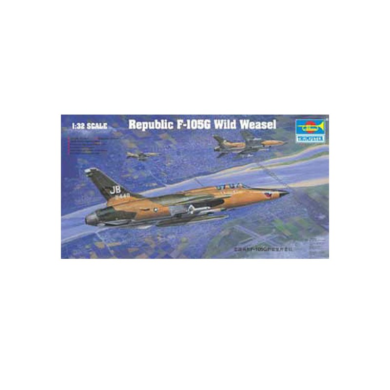 F-105G plastic plane model Wild Weasel | Scientific-MHD
