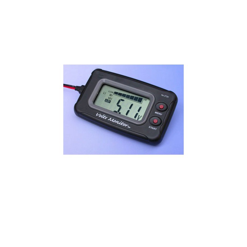 Voltmeter 3.7-20 Volts radio-controlled car accessories | Scientific-MHD