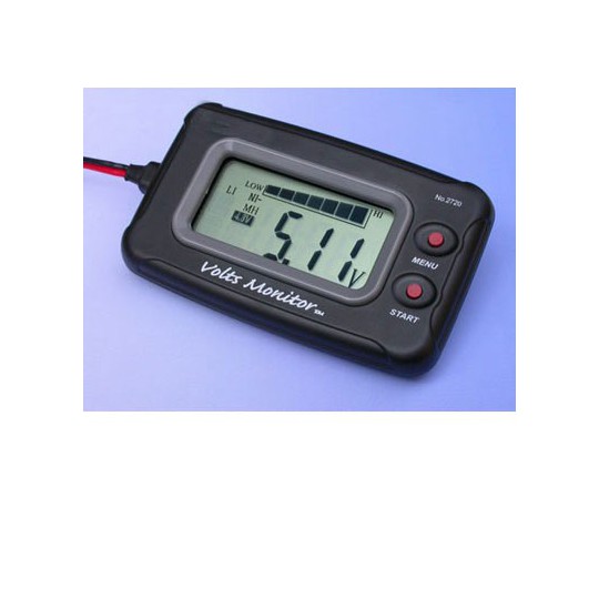 Voltmeter 3.7-20 Volts radio-controlled car accessories | Scientific-MHD