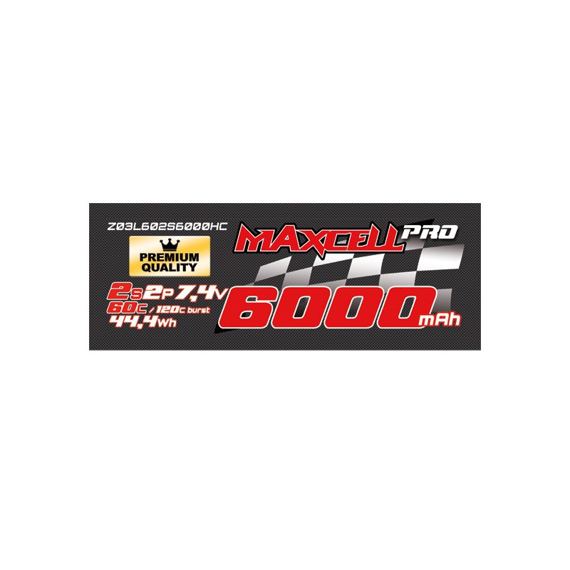 LIPO battery for radio -controlled lipo 60C 2S 6000 MA HC | Scientific-MHD