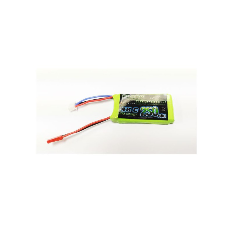 Lipo bati for radio controlled lipo black lithium 250mAh 45c 2s | Scientific-MHD