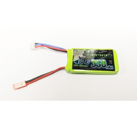 Lipo bati for radio controlled lipo black lithium 350mAh 45c 2s | Scientific-MHD