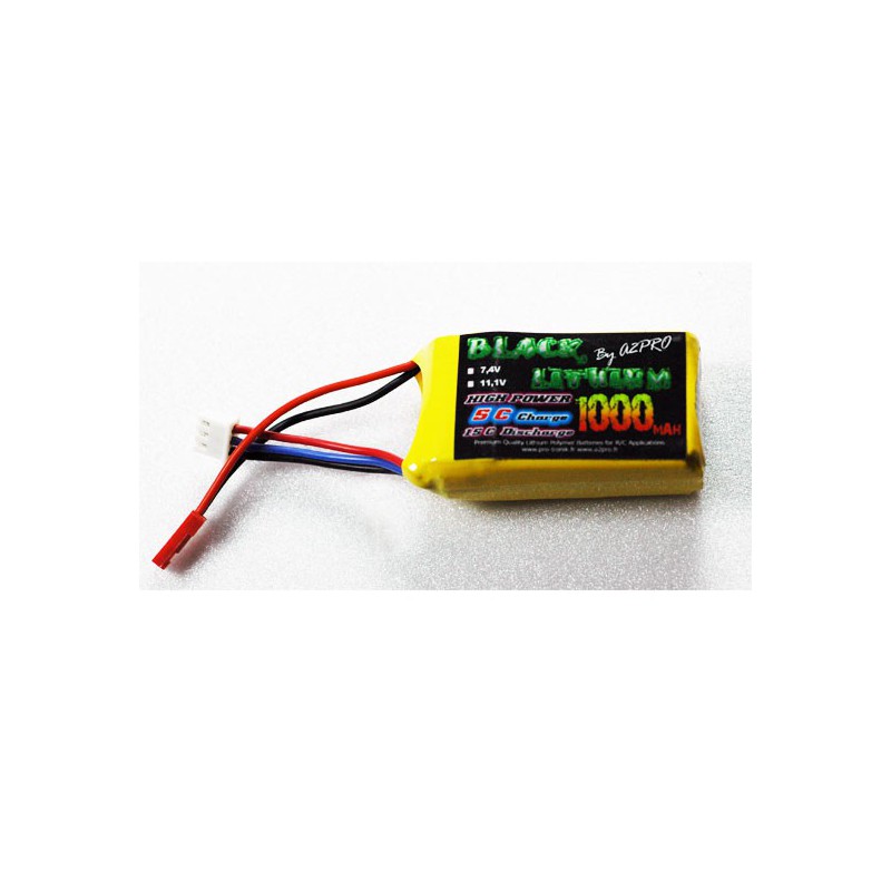 Lipo bati for radio -controlled lipo black lithium 1000mAh 15c 3s | Scientific-MHD