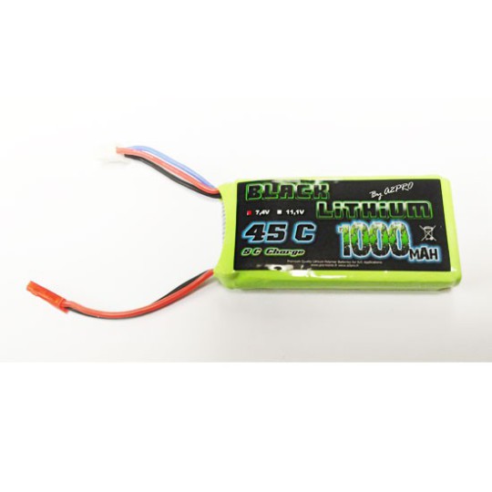 LiPO Black Lithium 1000MAH 45C 2S BEC LIPO ACCOMPA FOR REPOSE REPLOSED LIPO LIPHIUM 1000MAH 45C 2S BEC | Scientific-MHD