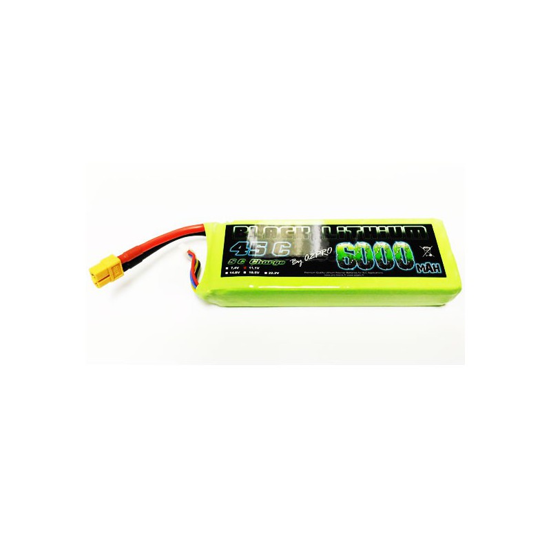 Lipo bati for radio -controlled lipo black lithium 6000mAh 45c 3s | Scientific-MHD