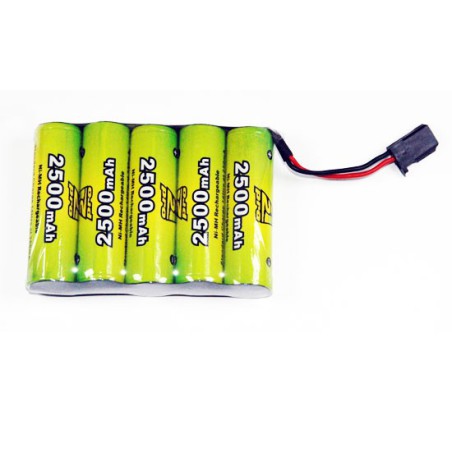 NIMH battery for radio-controlled device Pack RX S 6.0V/AP-2500AA Futaba | Scientific-MHD NIMH battery for radio-controlled device Pack RX S 6.0V/AP-2500AA Futaba | Scientific-MHD