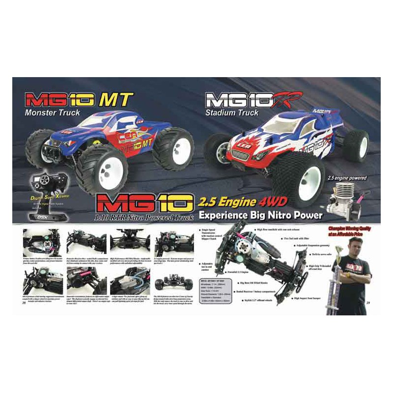Censport MG10 TRUGGY 1/10 RTR thermal car | Scientific-MHD