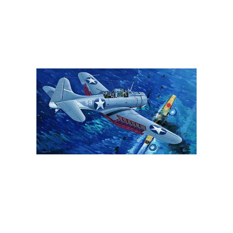 SBD-3 plastic plane model "Dauntless" Mildway | Scientific-MHD