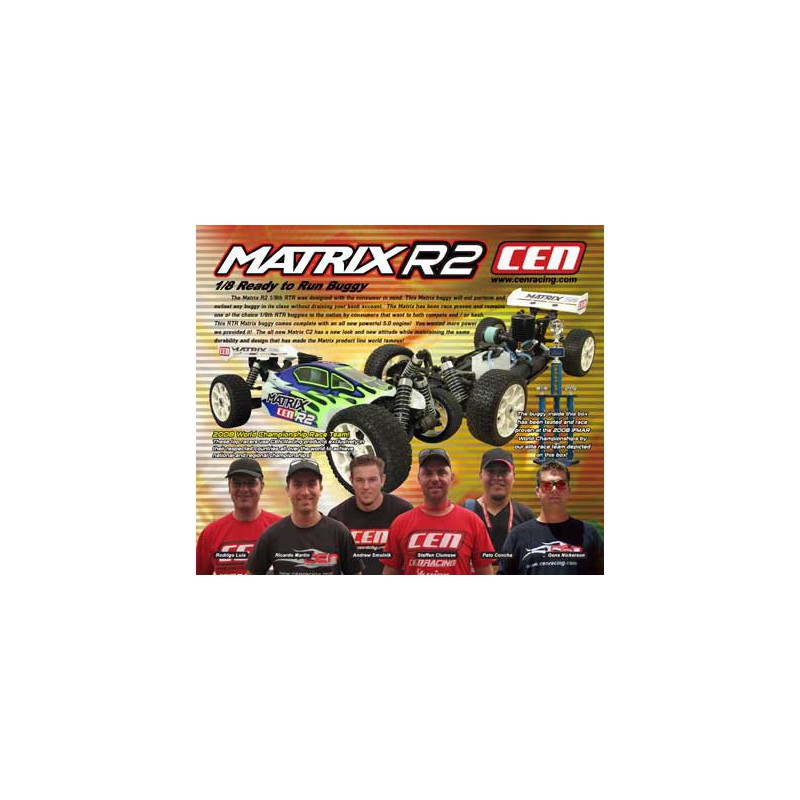 Matrix Sport R2 R2 RTR 1/8 thermal car | Scientific-MHD