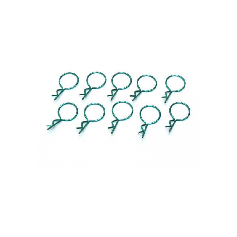 Radio -controlled car accessories 10 large green clips | Scientific-MHD