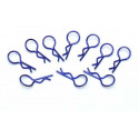 Radio -controlled car accessories 10 medium blue clips | Scientific-MHD