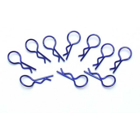 Radio -controlled car accessories 10 medium blue clips | Scientific-MHD