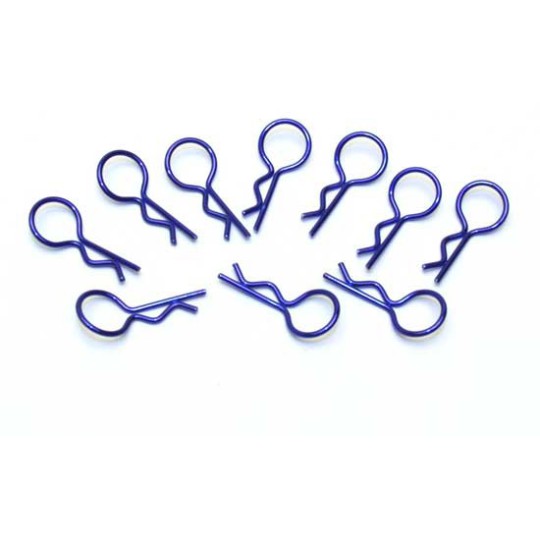 Radio -controlled car accessories 10 medium blue clips | Scientific-MHD