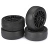 Radio -controlled car accessories Slick black 1/10 wheels | Scientific-MHD