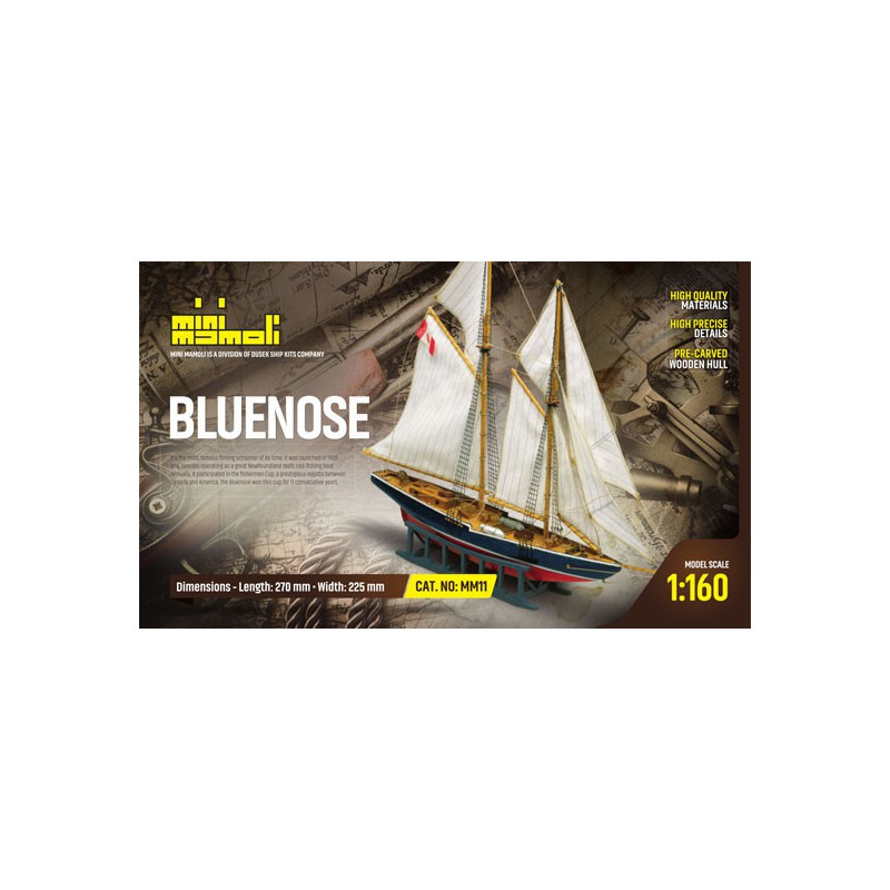 Bluenosis static boat | Scientific-MHD